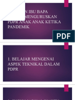 Peranan Ibu Bapa Dalam Menguruskan PDPR Anak Anak Soalan 1