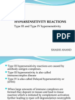 Hypersensitivity Reactions: Type III and Type IV Hypersensitivity