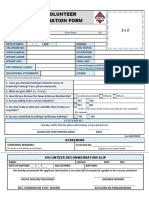 201 Volunteer Registration Form