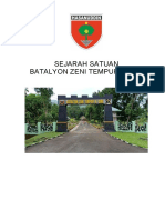 Sejarah Satuan Batalyon Zeni Tempur 8/Smg