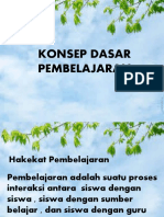 Konsep Dasar Pembelajaran