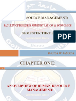 HRM Chapter 1 - An Overview of HRM