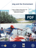 Evaluation of Belize Aquaculture LTD - A Superintensive Shrimp Aquaculture System