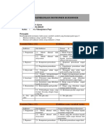 Pengembangan Instrumen Kuesioner: Nama: Esi Ajuna NPM: 1701280035 Kelas: 5A Manajemen Pagi Petunjuk