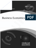 Business Economics II: (C) UPES