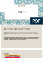 UNIT 6 Present Perfect Tense