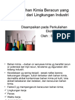 Bahan Kimia Beracun Dari Lingkungan Industri