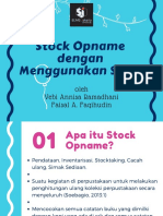 Stock Opname Sinau YARSI