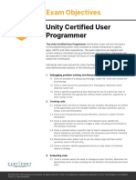 Unity Exam Objectives - Programmer 0820 (2)