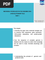 Microbial Physiology in The Genomic Era: A Revolutionary Tale