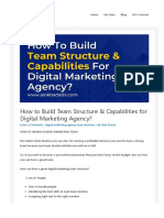 Alok Badatia Com Digital Marketing Agency Team Structure