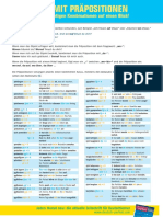 250 Verben Mit Präpositionen by Deutsch Perfekt