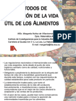 Metodos de Estimacion Vida Util Alimentos