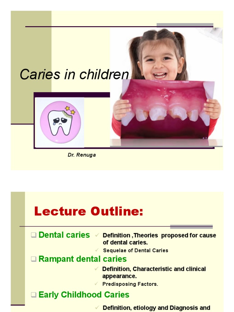 Early Childhood Caries Overview | PDF | Human Tooth | Health Sciences