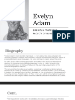 evelyn adam conceptual model for nursing