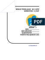 Formatpenilaian k13 Kelas 1 2021