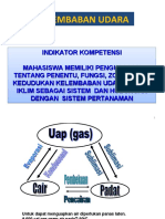 Agroklim 6. Kelembaban Dan A W A N