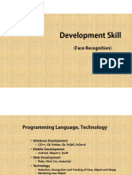 Development Skill: (Face Recognition)