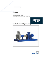 Installation/Operating Manual: Process Pump