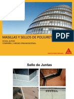 MASILLAS Y SELLOS DE POLIURETANO