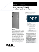 Enclosed Circuit Breaker (ECB) With Arcflash Reduction Maintenance System