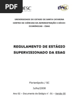 Regulamento de Estagios ESAG Julho -2008