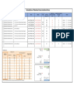 Calculation of Nominal Cross Sectional Area