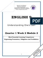 ENGLISH-9 Q1 W2 Mod2 Modals