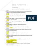 Direction: Encircle/highlight The Correct Answer.: Chapter 6: Ais Development Strategies