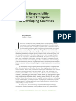 Public Responsibility and Private Enterprise in Developing Countries