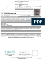 Datos Del Paciente: Informe Médico Ocupacional de Aptitud Tipo Certificación