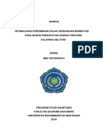 Optimalisasi Pajak Kendaraan Bermotor di Sulsel