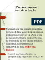 FILIPINO 9 Kaligirang Pangkasaysayan NG Maikling Kuwento Sa Daigdig