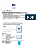 Ad Specification:: All Files Should Be in Adobe Portable Document Format (PDF) Version 1.3, Preferred PDF Files