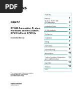 S7 300 Installation