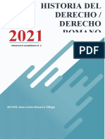 Derecho Romano y Peruano