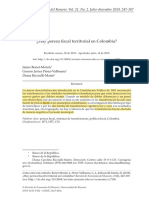 Hay Pereza Fiscal Territorial en Colombia