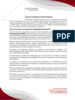 Comunicación Encuentro Continental de Administradores_América