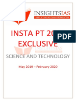 INSTA PT 2020 Exclusive Science and Technology