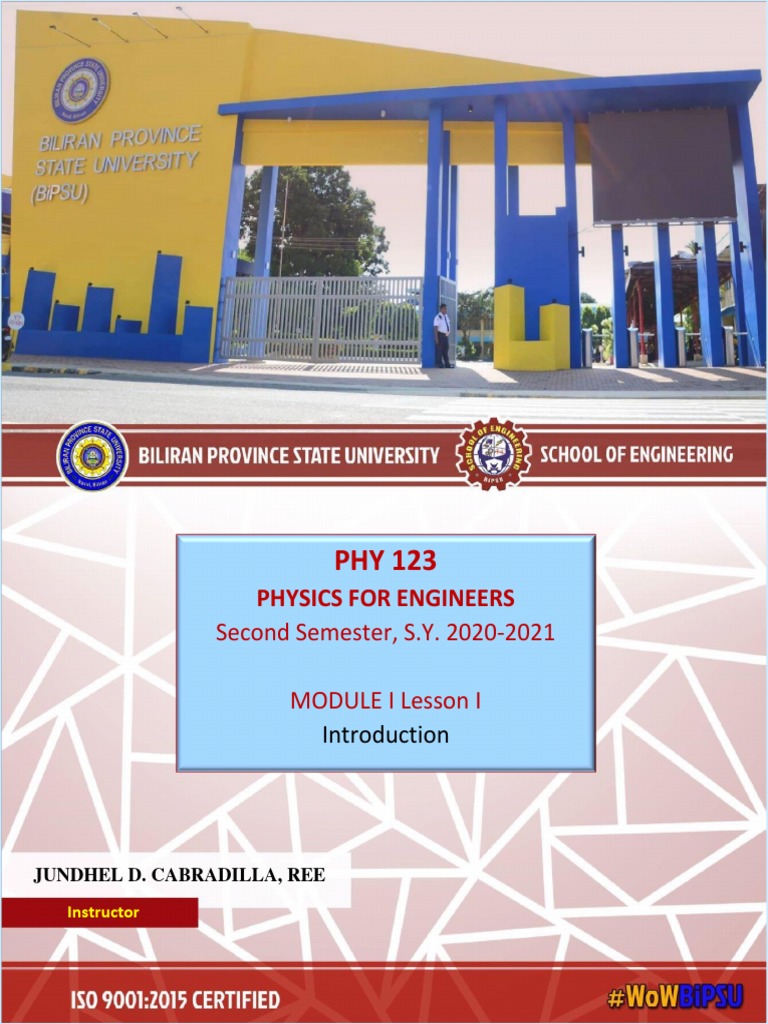 Lesson 1 - Introduction To Physics and Measurement | PDF ...