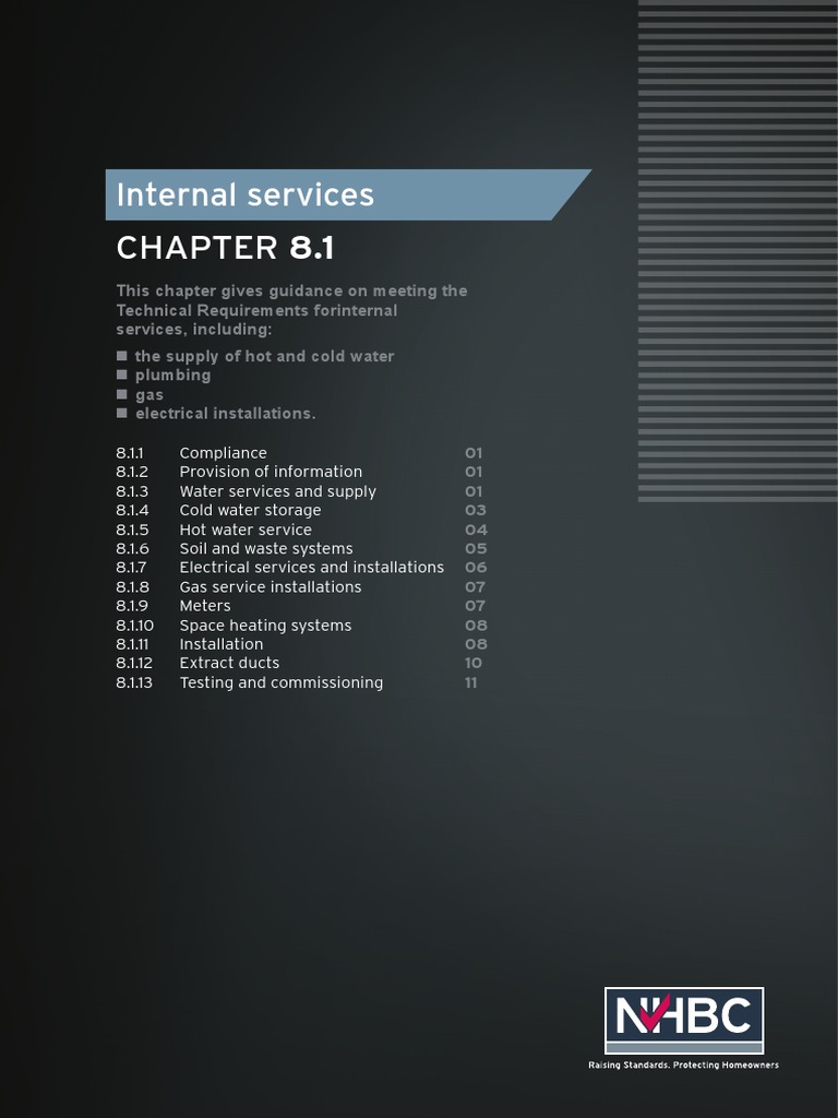 NHBC Standards 2021 8 PDF Water Heating Pipe (Fluid Conveyance)