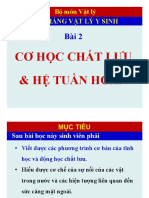 VLYSinh-Bài 2 - Cơ Học Chất Lưu Và Hệ Tuần Hoàn