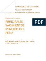 221817427 Principales Yacimientos Mineros Del Peru