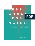 Menos caos. Menos ruído . Comunicações eficazes para uma igreja eficaz (1)