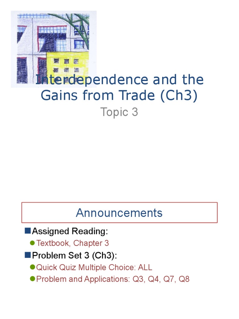 PPF and Gains from Trade Analysis | PDF | Economies | Economics