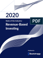 Revenue Based Investing, State of the Industry, 2020