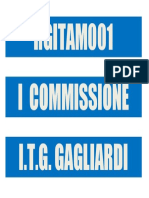 i Commissione Gagliardi