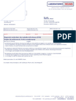 Diagnostic Moléculaire Des Maladies Infectieuses (PCR) Origine Du Prélèvement: Frottis Nasopharyngé