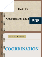 Unit 13: Coordination and Response