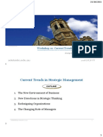 Current Trends in Strategic Management